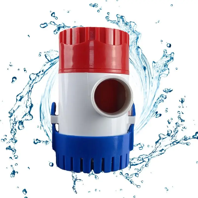 

Bilge Pump 1100GPH Small Bilge Pump 12/24 Volt Low Noise Durable Bilge Water Pump For RV Ships Marine Yacht Boating Accessories
