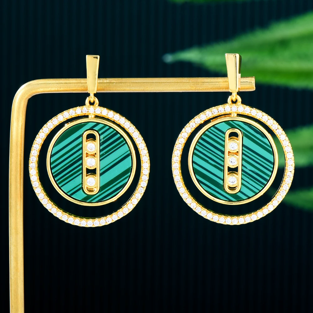 

GODKI Luxury Bowknot Fairy Blue Snowflake Earring For Women Wedding Party Indian Dubai Bridal Jewelry boucle d'oreille femme