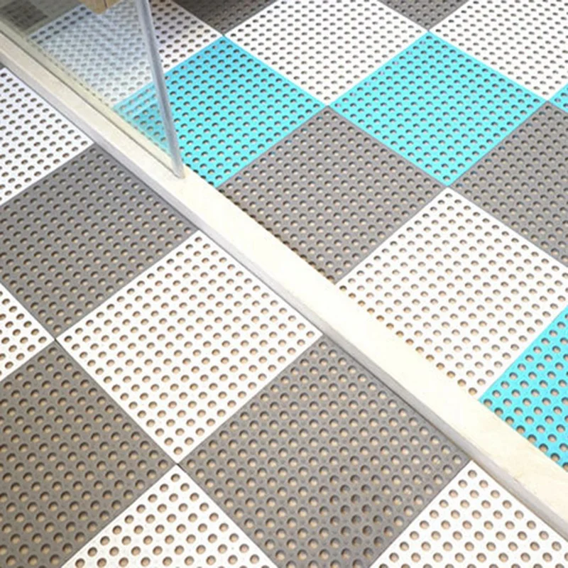 6Pcs Anti-Slip Splicing Pvc Bathroom Toilet Kitchen Floor Mat Non Slip 30X30CM | Дом и сад