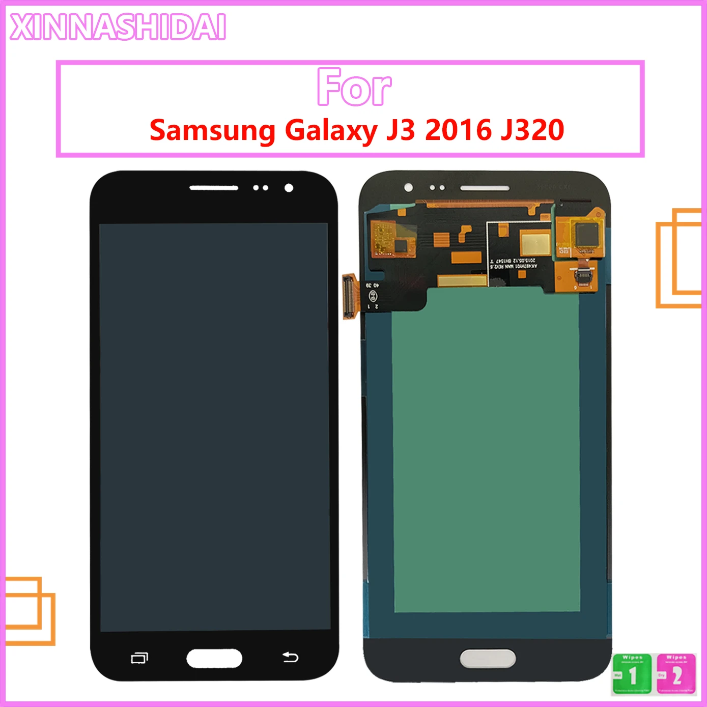 

Сенсорный экран для Samsung Galaxy J3 2016, J320, J320A, J320F, J320P, J320M, J320Y, J320FN, дигитайзер, оригинальный ЖК-дисплей