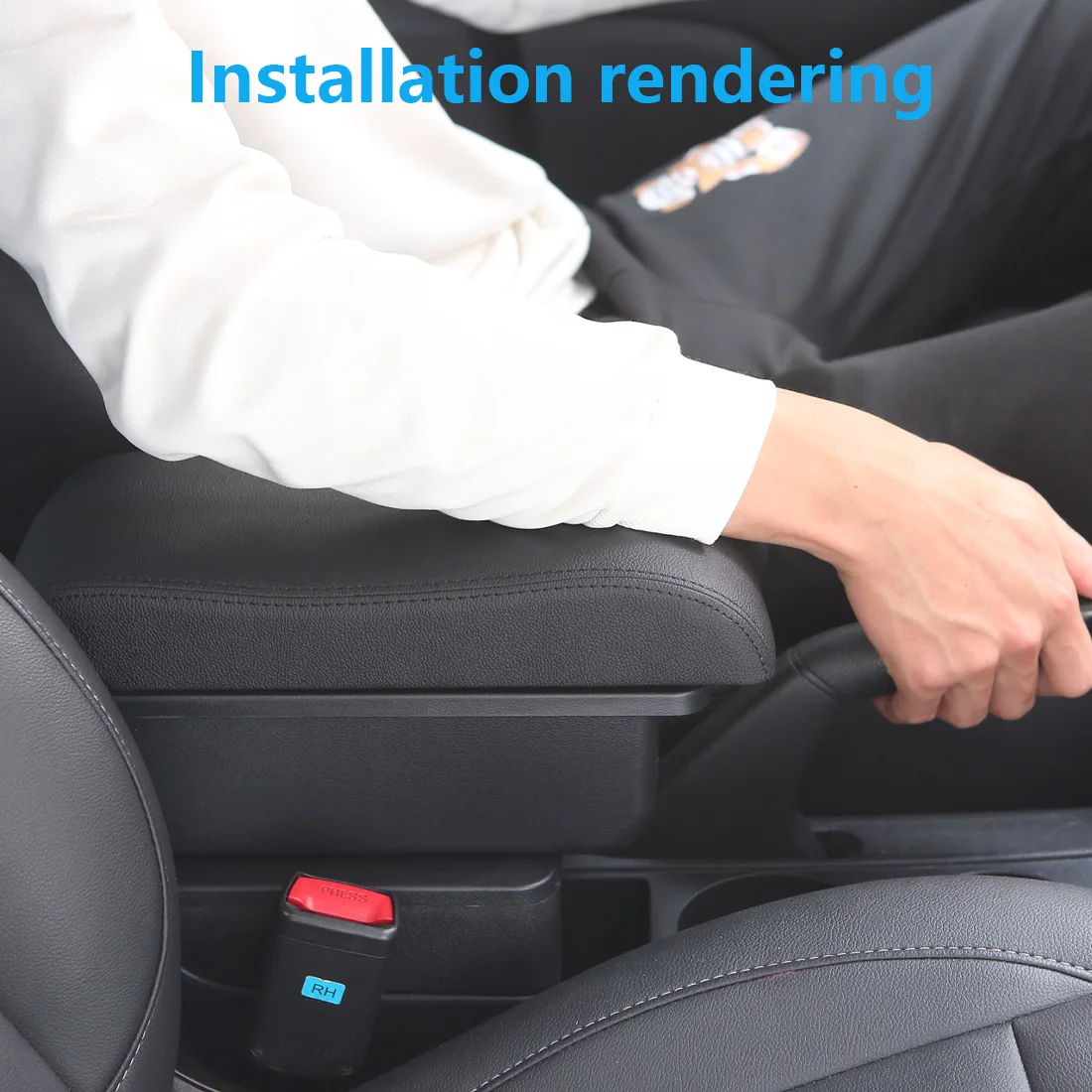 Кожаные подлокотники из АБС-пластика для Nissan Tiida C11 Sylphy Versa Latio центральный ящик