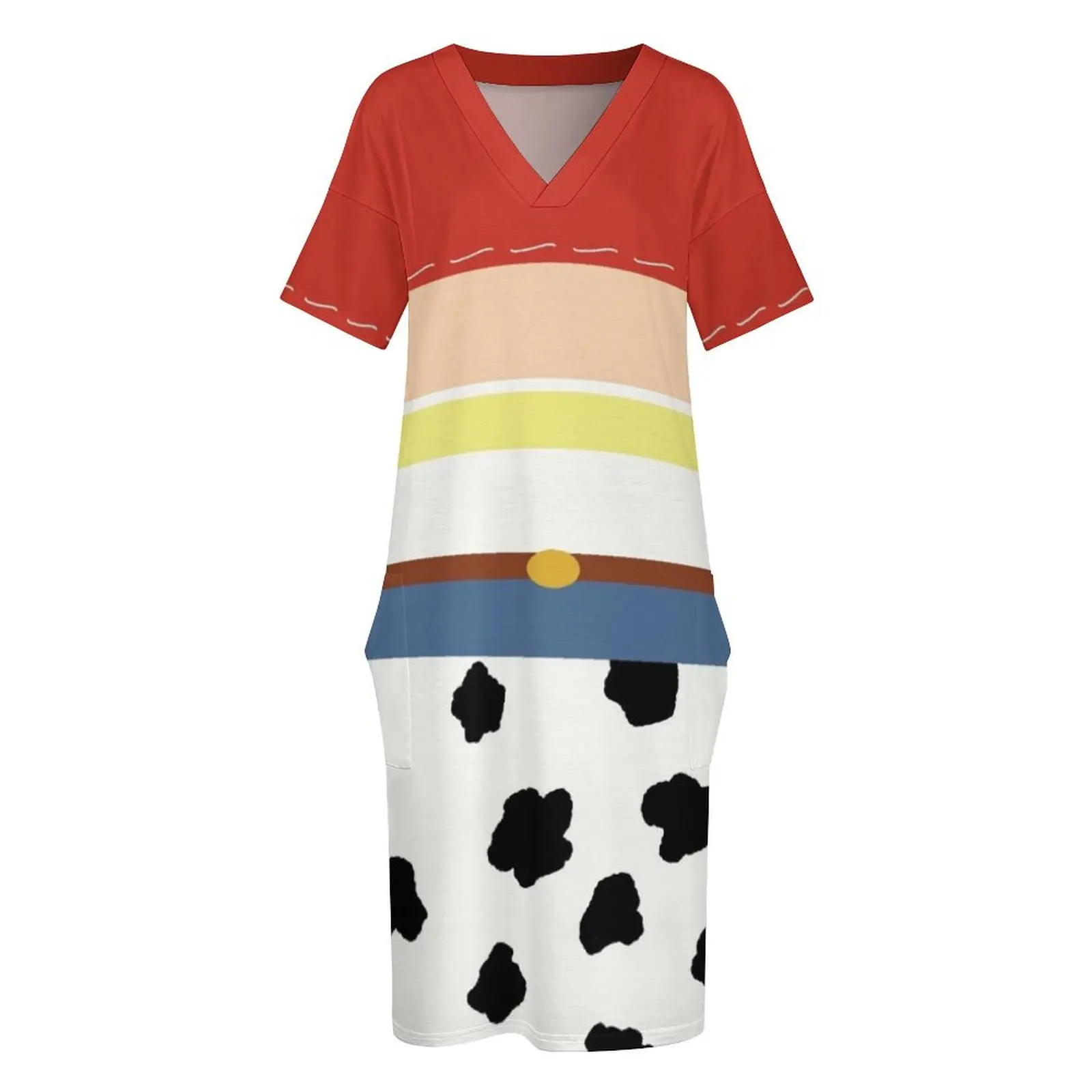 Свободное карманное платье The Yodeling Cowgirl элегантное вечернее для женщин 2025 года