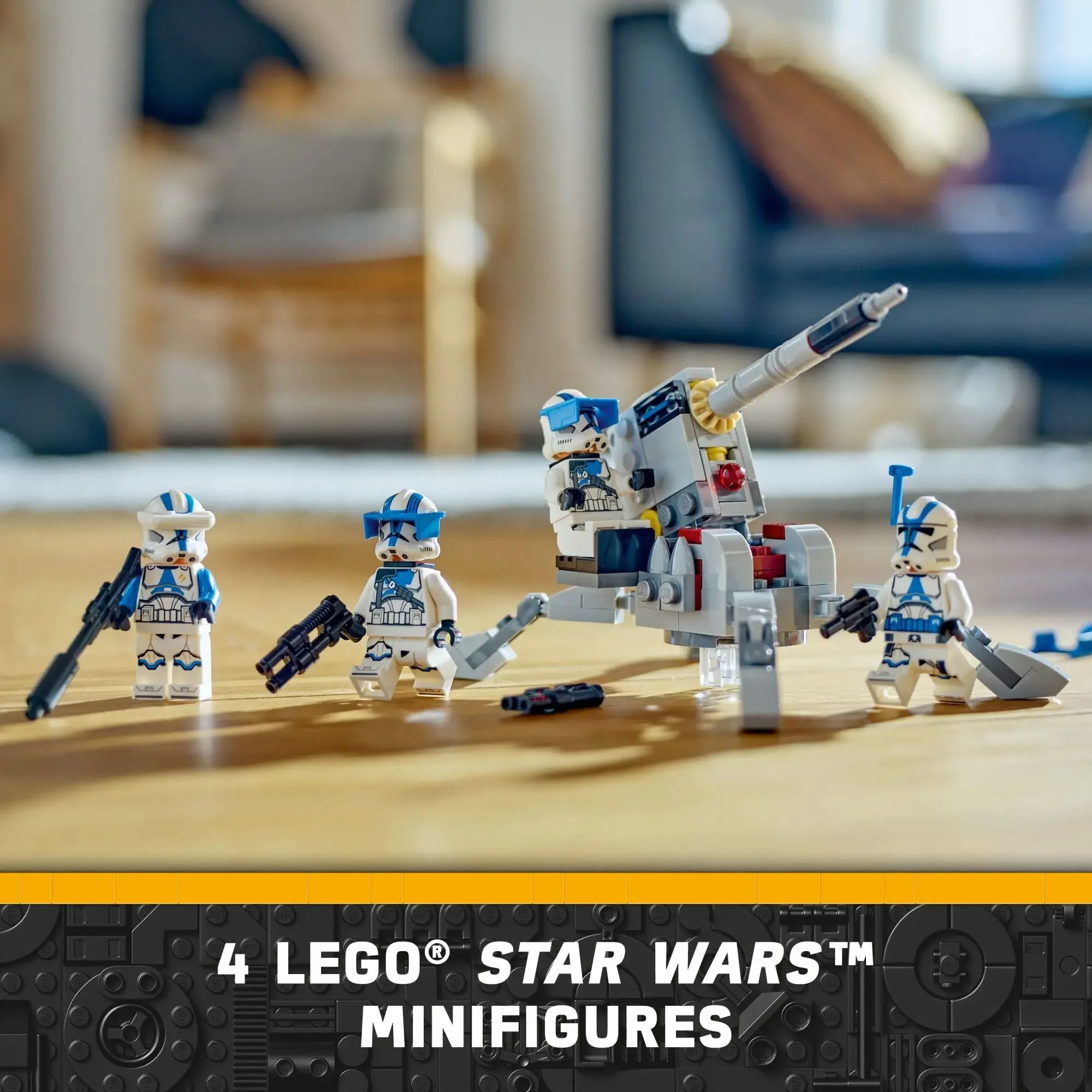 LEGO Star Wars 501st Clone Troopers Battle Pack 75345 Набор игрушек с AV-7 Антиавтомобильной пушкой
