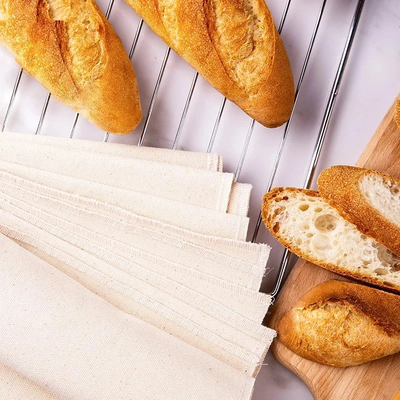 Толстая Ферментированная льняная ткань тестоварка сковородки хлеб коврик