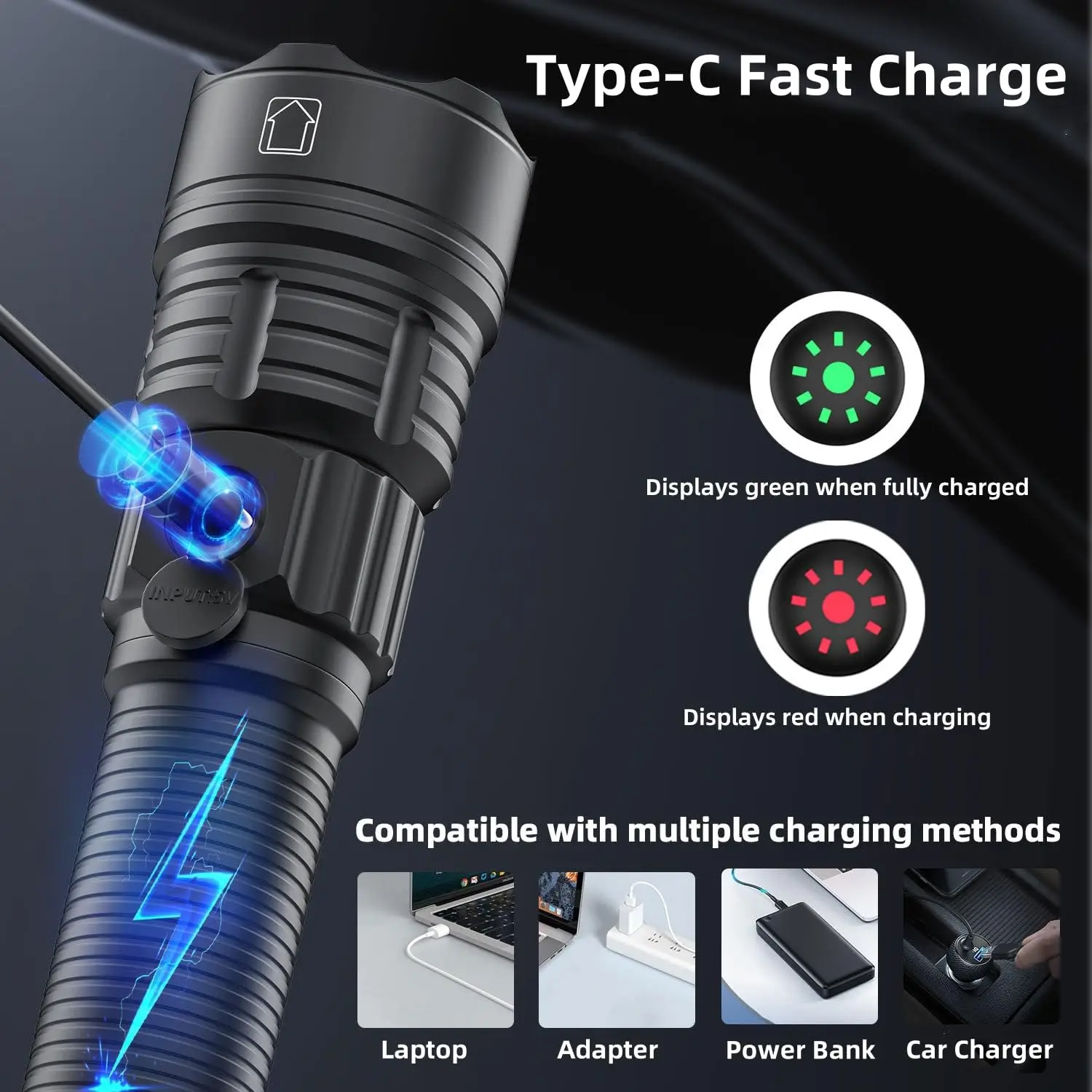 Перезаряжаемый фонарик 1200000 люмен мощные светодиодные фонарики с 3 режимами