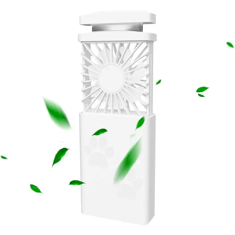 

Карманный вентилятор с кошачьими когтями, выдвижной настольный вентилятор на аккумуляторе, портативный двухскоростной USB-вентилятор с перезаряжаемой батареей