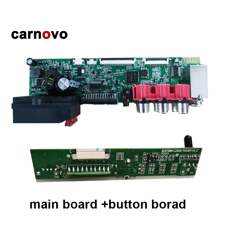 Основная плата и клавиатура для автомагнитолы Carnovo, 7 дюймов, 2 din, только для 7010 7018