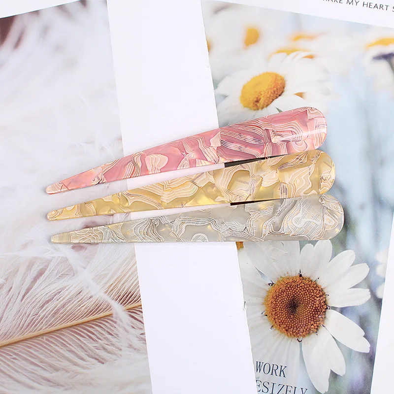 5,7 дюймовые Акриловые Полосатые заколки для волос с рисунком для женщин и девушек, высокое качество, аксессуары для волос 5,7 дюймовые Акриловые Полосатые заколки для волос с рисунком для женщин и девушек, высокое качество, аксессуары для волос