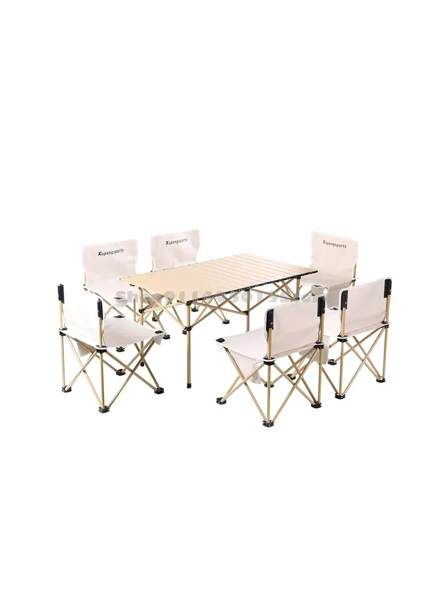 

Стол складной для пикника и кемпинга, портативный стол из алюминиевого сплава для самостоятельного вождения, с колесами для яиц