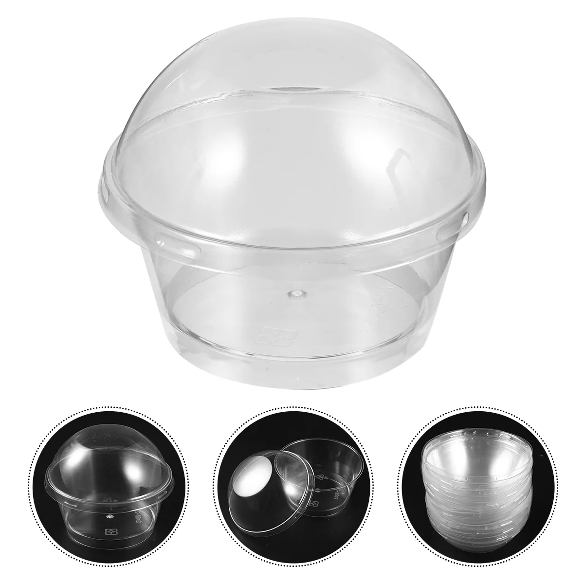 

1 Set Cups Appetizer Cup Dessert Tumbler Cup Dessert Samplers Yogurt Cups Mousse Jars