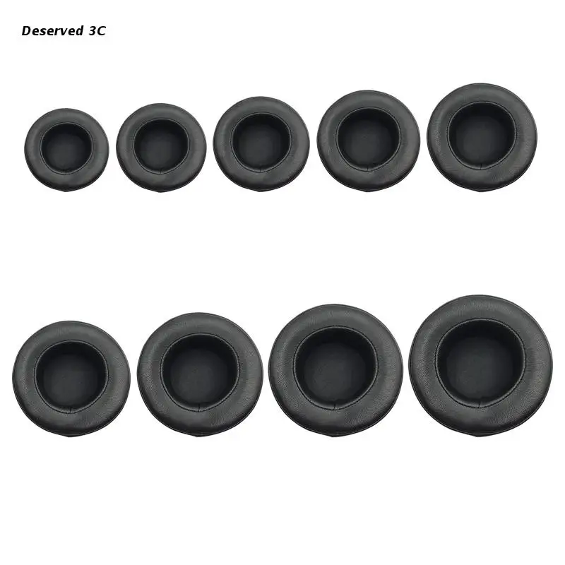 

R9CB 1 Pair Ear Pads Headphone Cushion Cover Replacement 70mm to 110mm Avaliable
