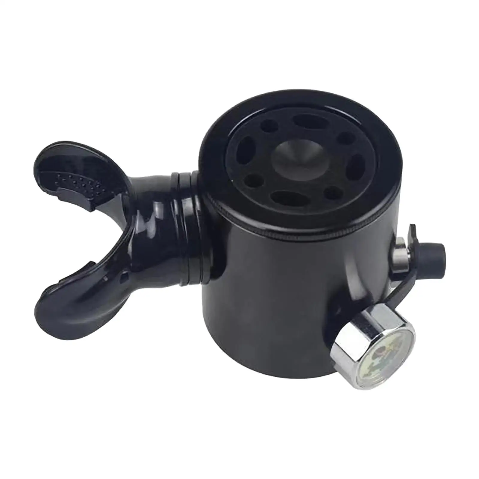 

Durable Scuba Diving Tank Adapter Valve Breathing Refill Adaptor W/ Pressure Gauge Equipment for Trip Scuba Diving Cylinder