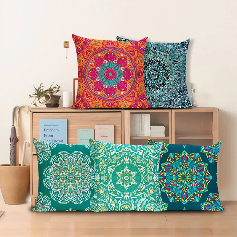 

Bohemian Cushion Cover Retro Linen Pillow cover for Living Room Decorative Pillows Home Decor Housse de Coussin