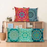 bohemian cushion cover retro linen pillow cover for living room decorative pillows home decor housse de coussin