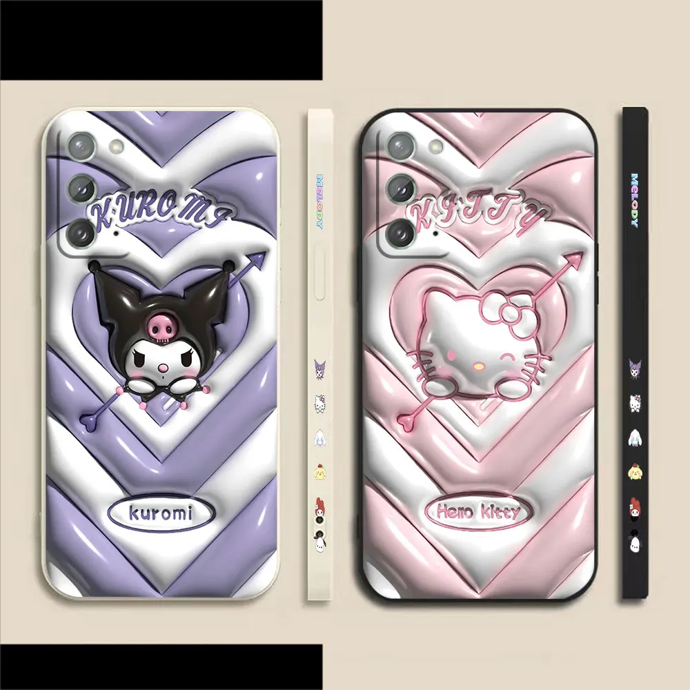 

Cute Hello Kitty kuromi Phone Case For Samsung A60 A40 A30 A20S A20 A10S A10 Note 20 10 M33 M32 Pro Plus Lite Ultra 4G 5G Case