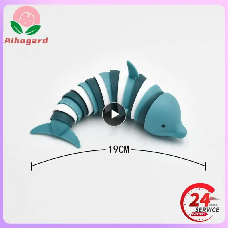 

Ocean Shark Dolphin Decompression Fun Toys For Kids Puzzle Science Technology Education Fun Crawling Sensory Release Stress Toy