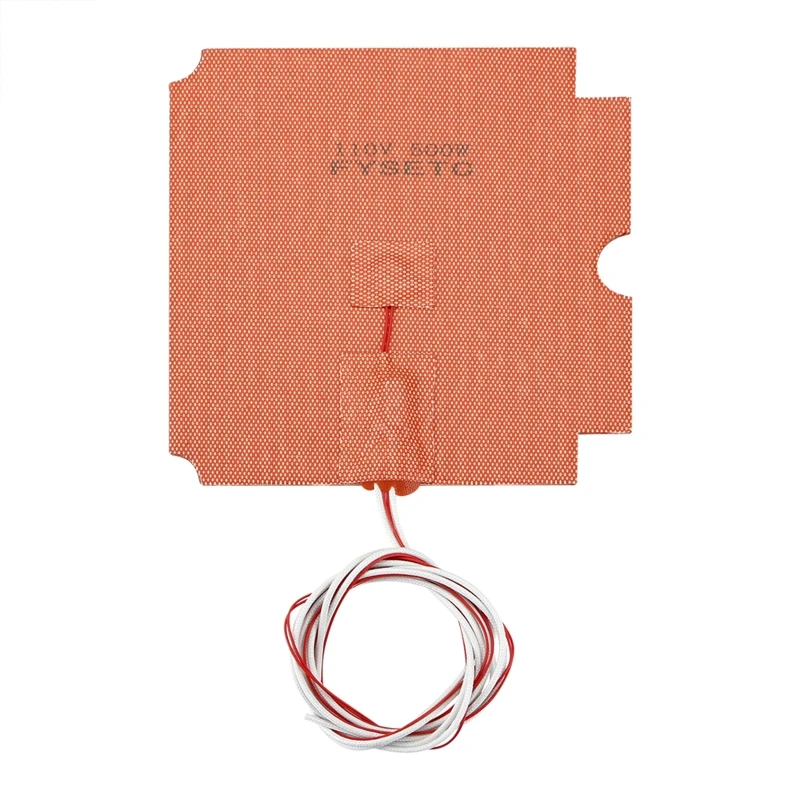 

Silicone Heater Mat 220V 500W NTC 100K Thermistor Imported Hot Bed Rubber Heating Pad for 3D Printer Build Plate 280mm 2022 New