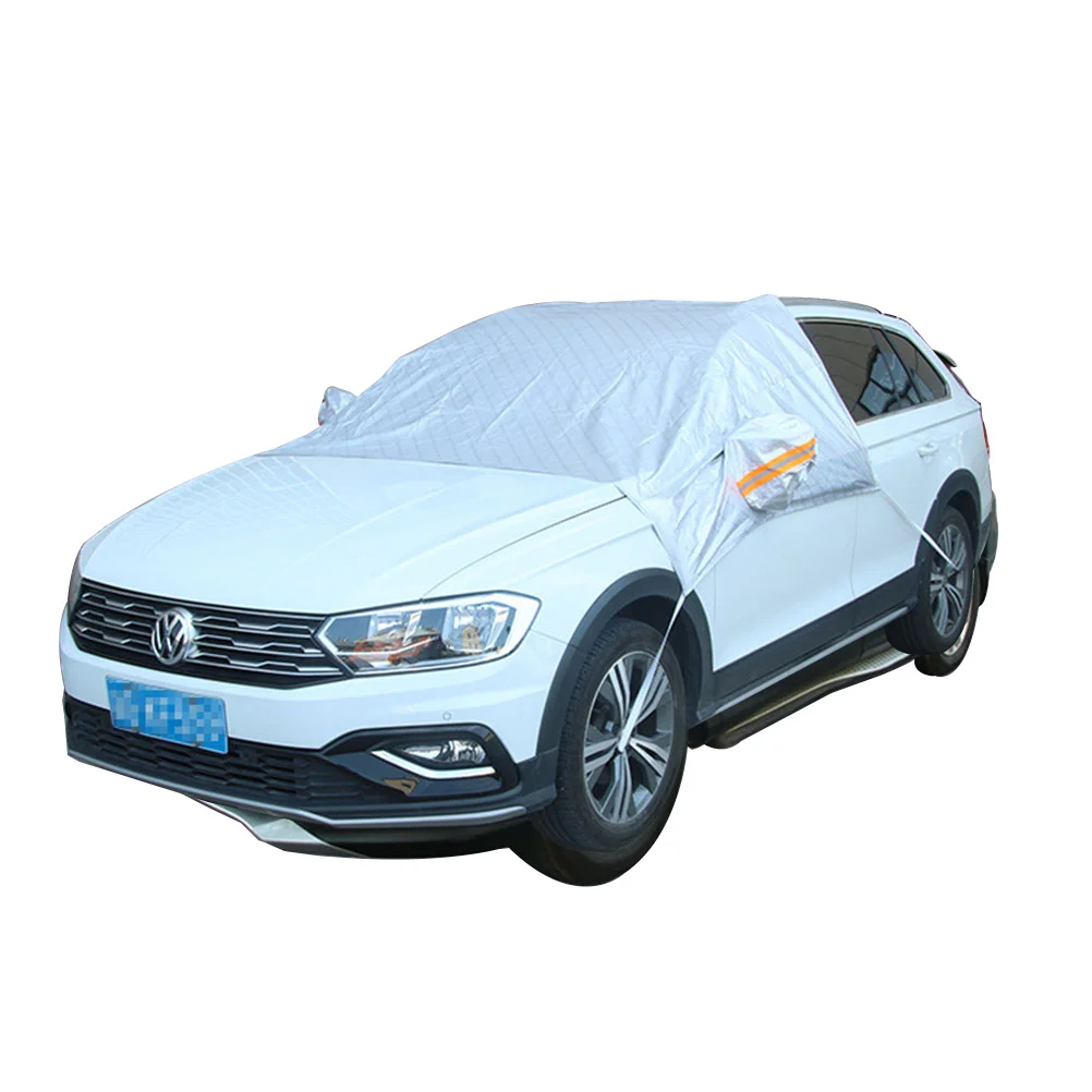 

Солнцезащитный козырек на лобовое стекло автомобиля, чехол на лобовое стекло автомобиля, защита от снега, мороза, тумана, пыли, протектор окон автомобиля (серебристый)