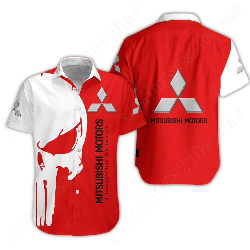 

Mitsubishi Shirts For Men Women Unisex Clothing Casual Shirts And Blouses Anime Oversized T-shirt Harajuku 3D Button Cardigan