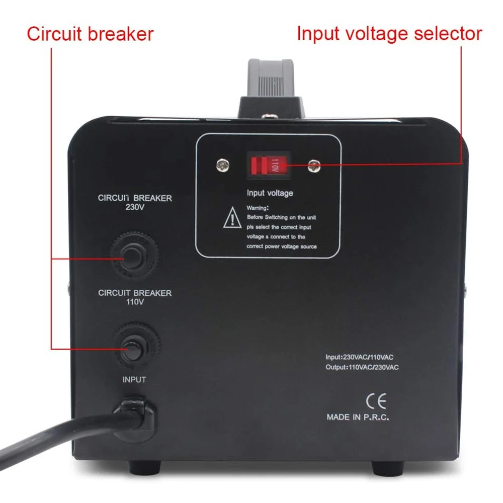 Трансформатор напряжения VTEU2000W AC110V AC220V понижающий/понижающий трансформатор