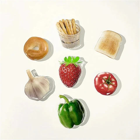 Держатель-подставка для телефона в Корейском стиле Корейский Милый Забавный Хлеб Помидор Ручка Tok Griptok Подставка Для Телефона Поддержка Для iPhone Samsung Универсальные аксессуары Держатель Кольцо