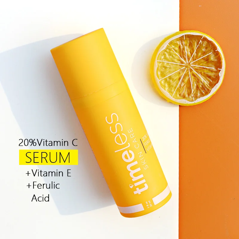 

Timeless 20% VITAMIN C + E Ferulic Acid Serum Antioxidant Whitening Moisturizing Face Serum Anti Wrinkle Brighten skin Skin Care