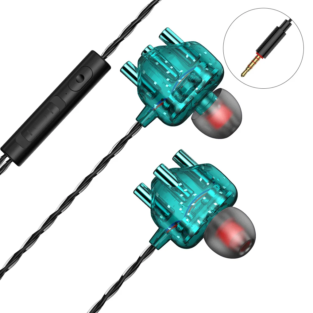 

Wired Control In-ear Type Headset Phone Wired Control Stereo Headphone TPE Cable Earphone 3.5mm/Type-c