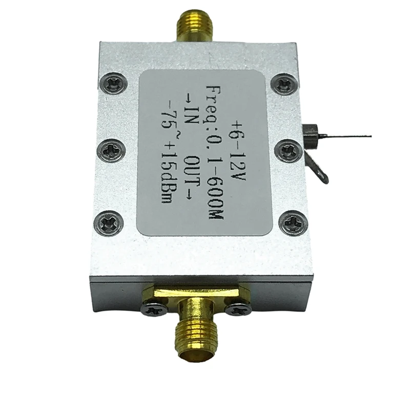 

0.1-600M -75-+15Dbm Power Meter With Aluminum Alloy Case Logarithmic Testing Detector Module