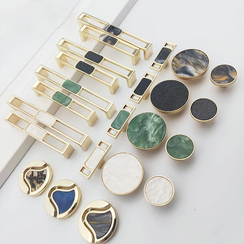 Дверные ручки и из цинкового сплава для корпуса шкафа элегантные мебельные смолы