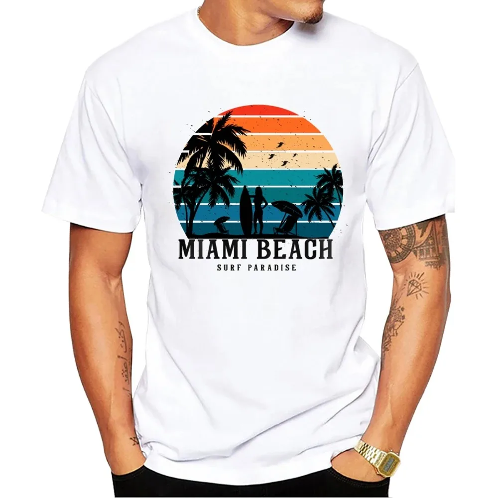 TEEHUB Мужские Повседневные Хипстерские Футболки Для Пляжного Серфинга В Стиле