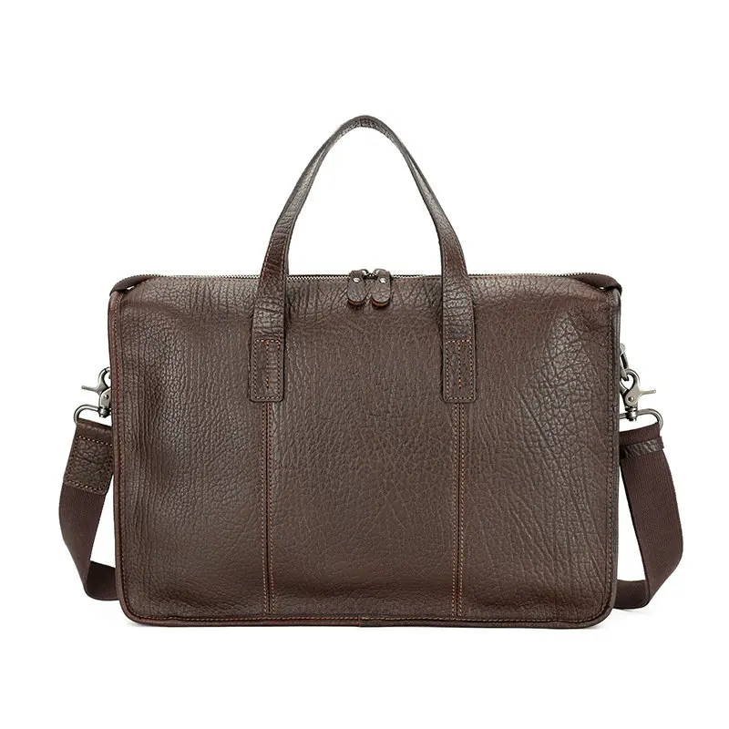 Men's Bag Leather Portable Baotou Layer Cowhide 14 