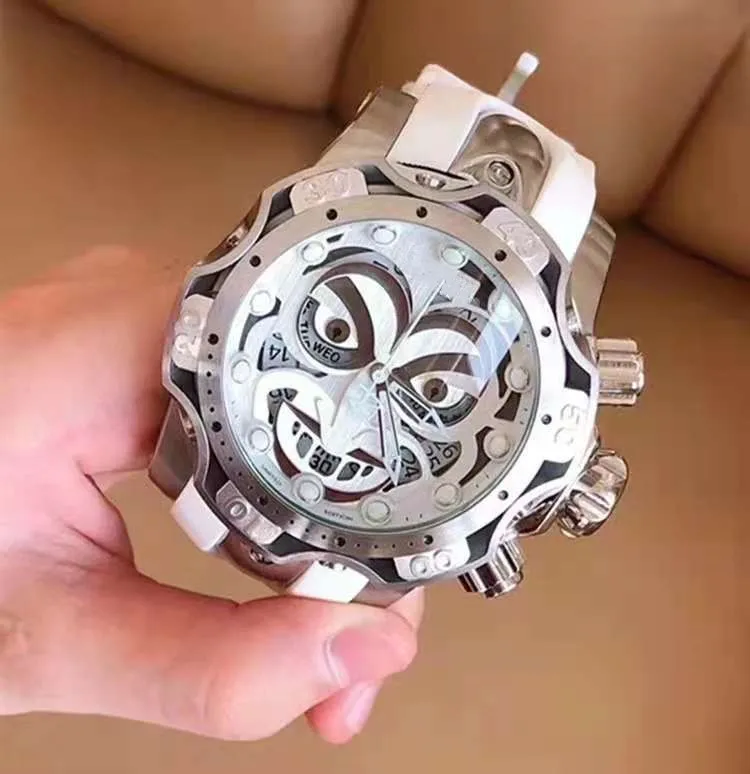 

Luxury Brand Undefeated INVINCIBLE Reserve Venom DC Comics Joker Stainless Steel 52mm Men's Quartz Watch Reloj Hombres