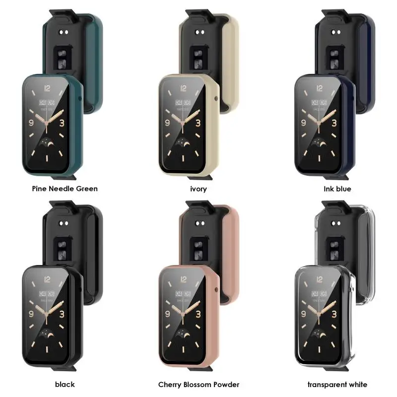 

Anti-drop Protective Shell Watch Case Integrated Dustproof Smart Accessories Protective Case For Xiaomi Mi Band 7 Pro