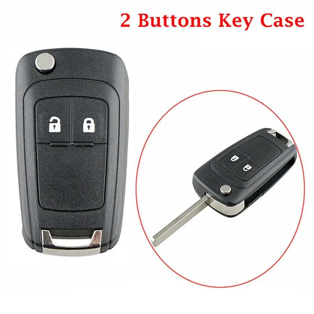 

2 Button Blank Remote Key Shell Case Fob For Opel Astra J Mokka Insignia Adam Cascade Karl Zafira C HU100 Uncut Car Key Housing