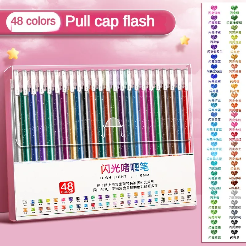 

Блестящие гелевые ручки Pilot