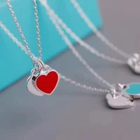 s925 pure silver necklaces best friend ms heart shaped pendant bridesmaids necklace high end gifts