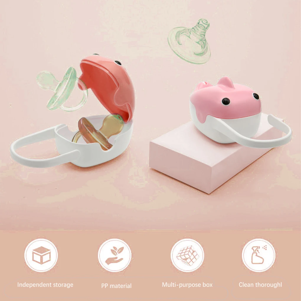 

Полипропиленовый Контейнер для хранения сосков, сосков, портативная Милая сменная многоразовая подъемная ручка, нескользящий контейнер дл...