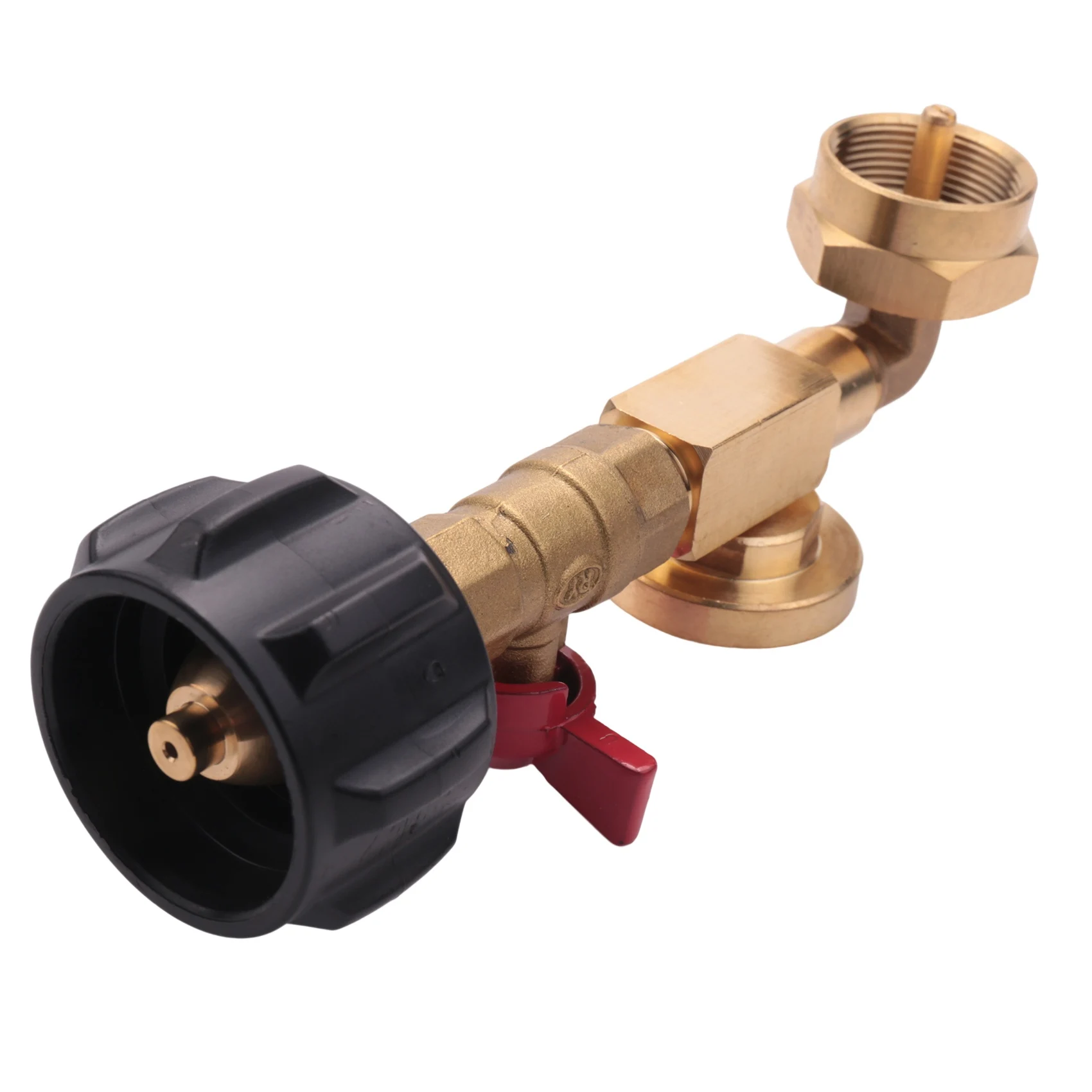 Переходник для пропана 1 фунтов до 20 QCC1 пропановый Заправляемый угловой адаптер с