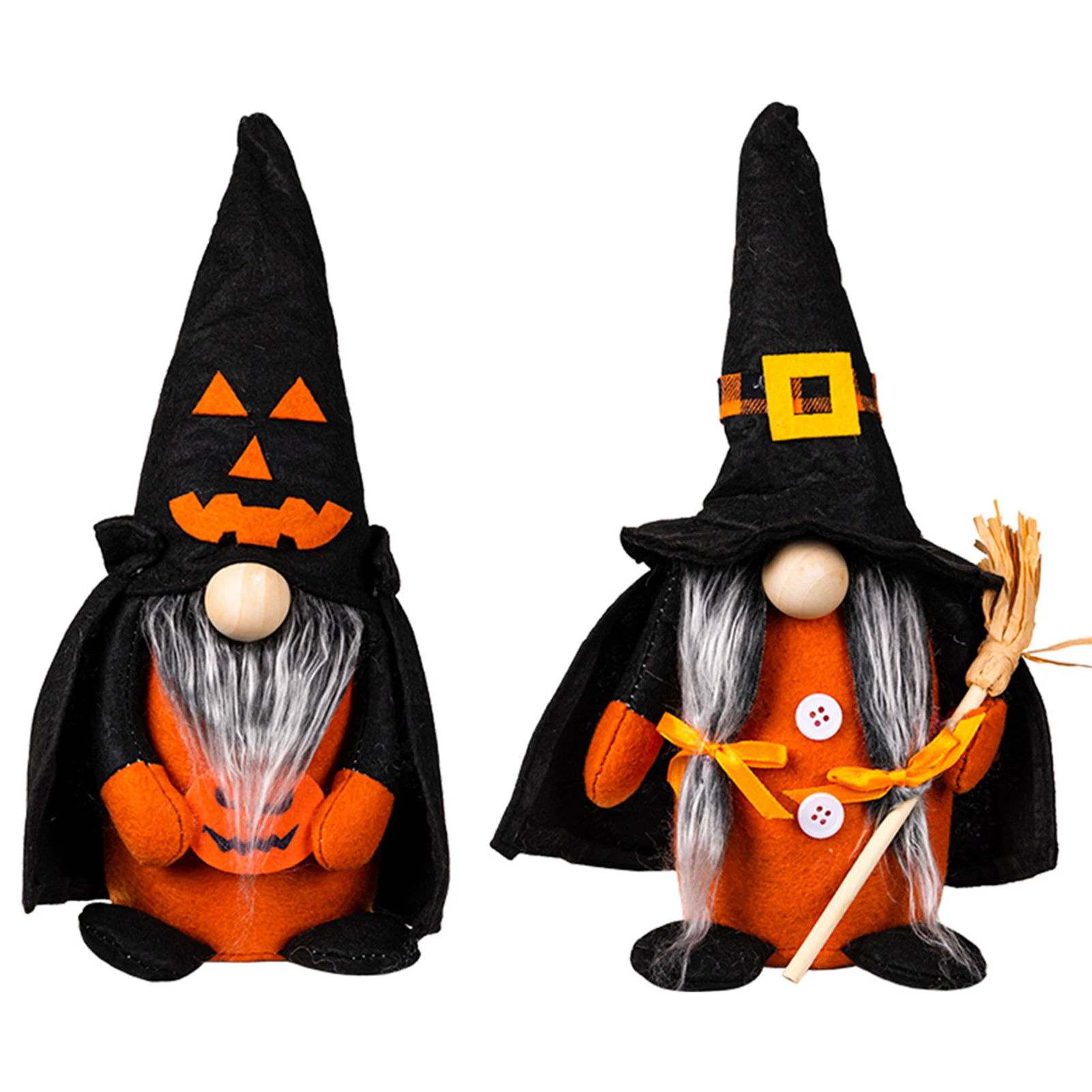 

Halloween Gnomes Plush Adorable Soft Gnomes Dwarf Decorations Handmade Faceless Dolls For Party Supplies Desk Table Home Decor