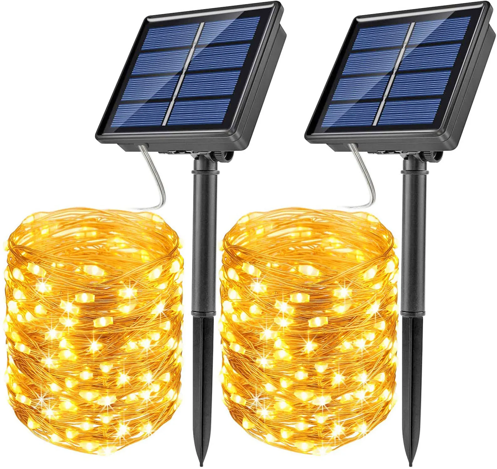 

LED Outdoor Solar Lamp String Lights 100/200 LEDs Fairy Holiday Christmas Party Garland Solar Garden Waterproof 10m
