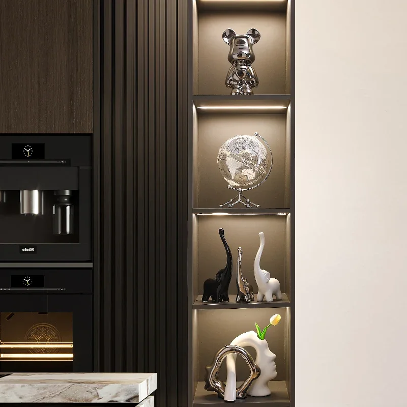 Простое и роскошное украшение стойка для красного вина стеллаж хранения в