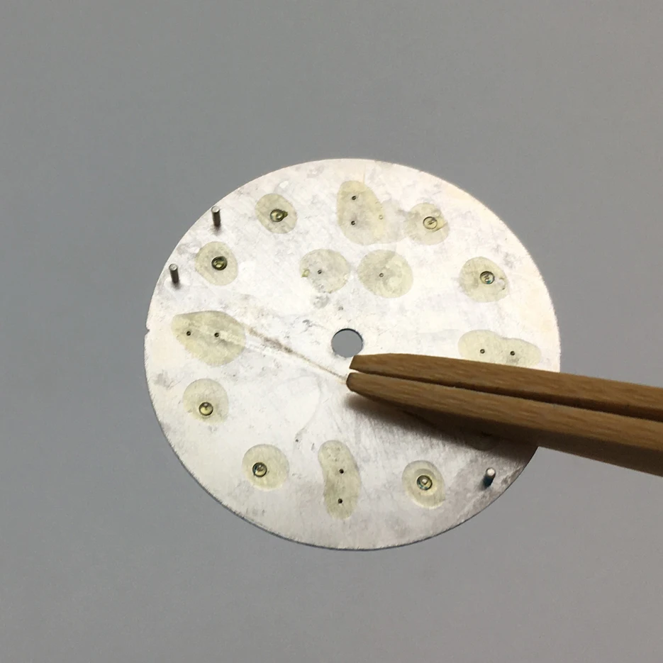 S 28.5mm Watch Dial Replaces Modified Dial, and  Blue Luminous Face Literally Adapts To NH35A Movement DA6-2.