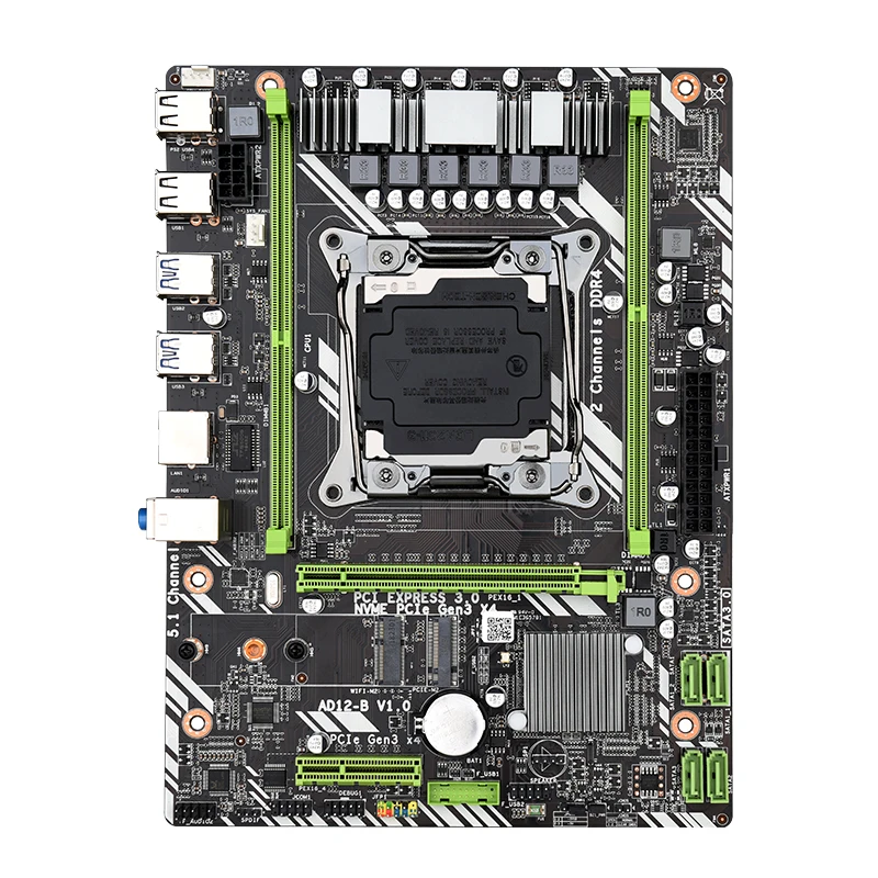 Материнская плата X99 D4 LGA 2011-3 для E5 V3V4 8 * DDR4 RAM LOL Game, многоразовая материнская плата с чипом X99