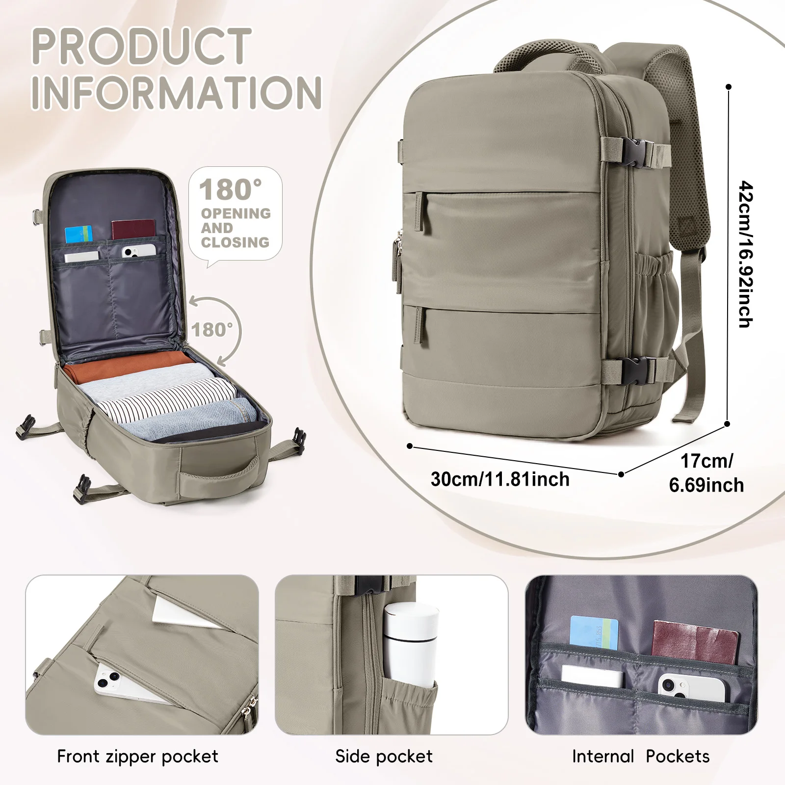 Нейлоновый рюкзак унисекс для мужчин в повседневном стиле на воздушной подушке с