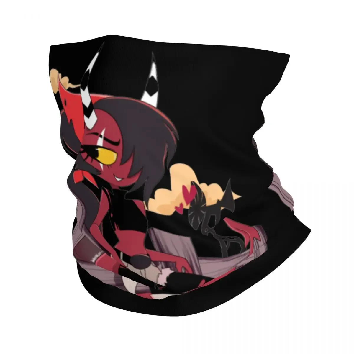 Бандана Sallie May чехол на шею с принтом Helluva аниме-маска шарф теплая маска для лица