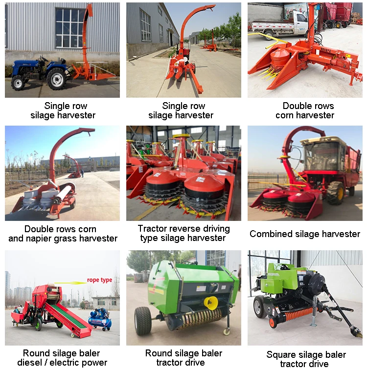 Популярный тракторный подборщик для силоса трава сено круглая подборная машина