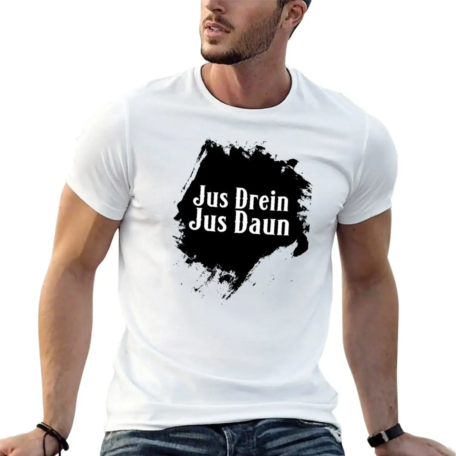 Jus Drein Daun T-Shirt boys whites man clothes anime tshirt vintage men