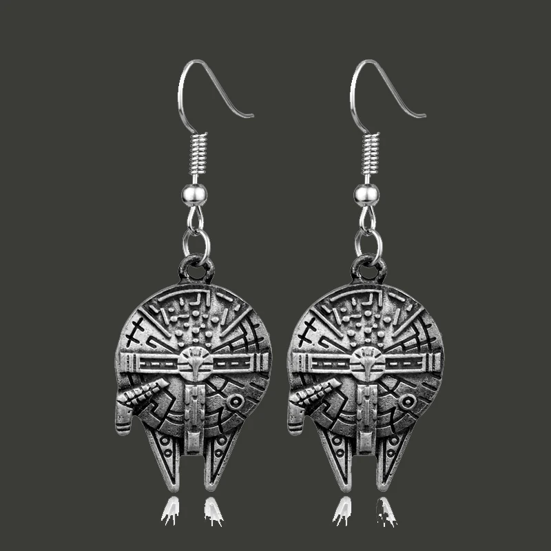 

1 pair Star Wars Spacecraft Earring Fashion Move Fans Jewelry Temperament Girl's Daily Wear Earrings