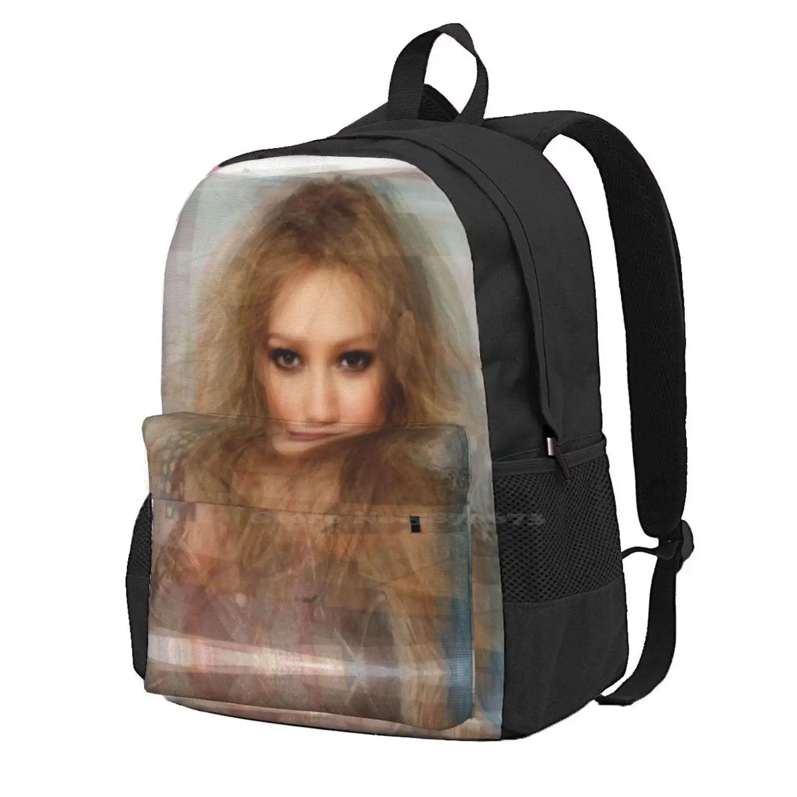 

Рюкзак Hilary Duff с 3D-принтом, верхний слой для портрета, Студенческая сумочка