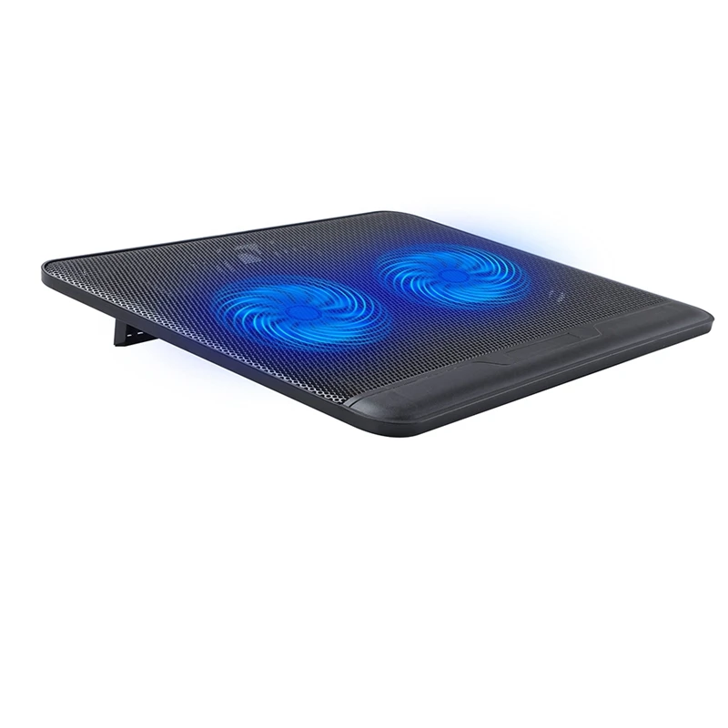Laptop Cooler Laptop Cooling Pad Notebook Gaming Cooler Stand With 2 Fan And USB Ports Laptop Cooler Laptop Cooling Pad Notebook Gaming Cooler Stand With 2 Fan And USB Ports